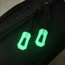 6/1Pcs Luminous Zipper Pull Zippers Handle Rope PVC Zips Rope Slider Head Repair Kit Bag Clothes Coat DIY Sewing Accessories
