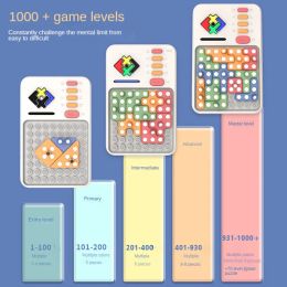 Giiker Super Block Smart Jigsaw Game 1000+ Levelled UP Challenges Brain Teaser Puzzles Interactive Fidget Toys Children's Gifts