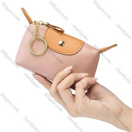 2024 New Genuine Leather Women Wallets Small Zipper Purses Large Capacity Money Bag for Women Soft Cowhide Coin Purse Free Shipping 10a