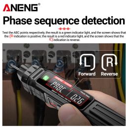 ANENG A3005B Phase Sequence Test Pen Detector Multimetro Instant Testing Digital Multimeter AC/DC Voltage Ohm Diode Tester Tools