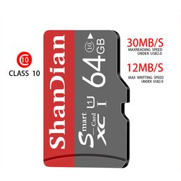 Memory card 128GB Smart SD Class10 64GB Red Smart HC 8GB Free SD Adapter Gifts 32GB 16GB TF USB flash XC For UAV Camera 8GB