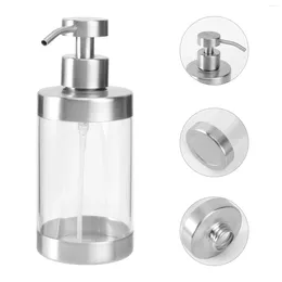 Liquid Soap Dispenser 304 Stainless Steel And Acrylic Foaming Manual Transparent For Kitchen Dishes