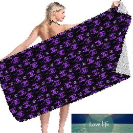 HIgh-end 3D Printed Beach Towel INS Fashion Microfiber Spa Pool Bath Towels Summer Vintage Indoor Home Office Sofar Chair Blankets