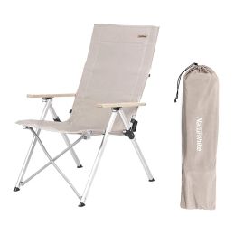 Furnishings Naturehike Outdoor Folding Chair Aluminum Alloy Portable Adjustable Reclining Camping Fishing Beach Chair Leisure Deck Chair