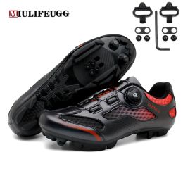 Boots Light and Breathable Summer Cycling Mtb Shoes Men Cleat Mountain Bike Flat Sneaker Women Bicycle Spd Road Biking Footwear