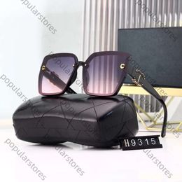 Channells Sunglasses Channelsunglasses for Women Channel Mens Sunglasses Square Frame Summer Polarized Sun Glasses with Wide Eyeglass Legs with Box 277