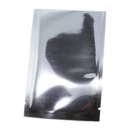 500Pcs/lot Open Top Silver Aluminium Foil Bags Heat Seal Vacuum Pouches Bag Dried Food Coffee Powder Storage Mylar Foil Package Pack Bags LL