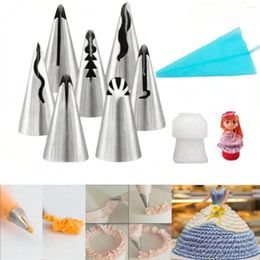 Baking Tools Cake Decorating Set Stainless Steel Icing Piping Nozzle Tip Pastry Bag Cupcake Decoration Kitchen Accessories