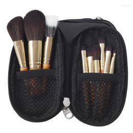 Brushes Makeup Brushes Brush Set For Eyeshadow Wood Handle Cosmetic Kit Fulfilling All Needs 76g Portable Nylon Fibre