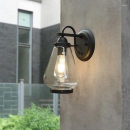 Wall Lamp Original Simple Outdoor Glass Waterproof Creative Personality Sconces Lighting Pear Balcony Lamps