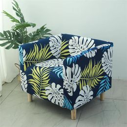 Chair Covers Floral Printed Club Sofa Cover Nordic Stretch Single Tub Slipcover Elastic Couch Lazy Boy Armchair Protector Living Room