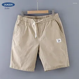 Men's Pants Trendy Brand Casual Work Shorts In Ins Khaki Color
