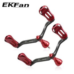 Reels EKFan 115MM Fishing Carbon Double Handles 35G For Dawa Shmano Spinning Reel DIY