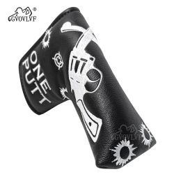 Clubs Golf Putter Head Cover Waterproof and Durable Leather Thick Plush Magnetic Attraction Closure Fit Blade Putters Gift for Golfers