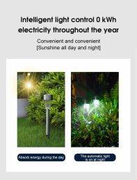 Outdoor Solar Garden Light Intelligent Energy Saving Landscape Lighting 2023 Solar Lamps Outdoor Solar Powered Lamp Lanten Hot