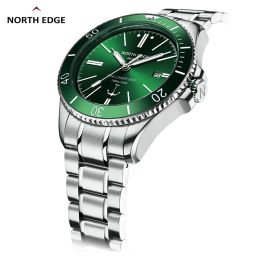 NORTH EDGE ANCHOR 42MM Men Mechanical Wristwatch Luxury Sapphire Glass MIYOTA 8215 Automatic Watches 10bar Waterproof Watch Men