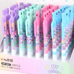 Pencils 48 pcs/lot 2.0mm Cartoon Bear Mechanical Pencil Creative Automatic Pen stationery gift School Office writing Supplies