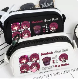 Bags Anime Honkai: Star Rail Kafka Pencil Case Oxford Canvas Storage Bag Pencil Box Pencilcase School Pen Bag 1806