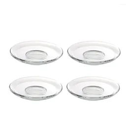 Cups Saucers Mould Decorative Coffee Household Tea Glass Plates Kitchen Tableware Snack Storage Dish