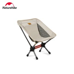 Furnishings Naturehike Outdoor Portable Folding Chair Aluminium Alloy Bracket 120kg Bearing Weight Camping Fishing Hiking Widened Chair