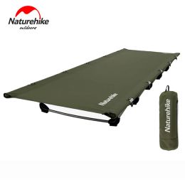 Furnishings Naturehike Folding Cot Lightweight Camping Clamshell Foldable Bed Portable Camping Cot Single Bed Outdoor Travel Camping Bed