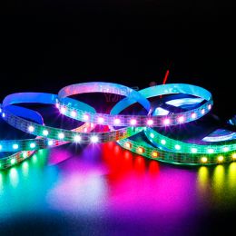 1~5m addressable SK9822 LED Strip Light 5V DATA and CLOCK seperately 30/60/144 leds/m SMD 5050 RGB pixel Smart Lamp Tape APA102