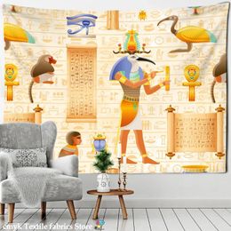 Tapestries Egyptian Culture Tapestry Wall Hanging Retro Witchcraft Mystery Bedroom Art Hippie Home Decor