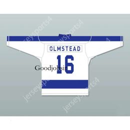 Gdsir Custom OLMSTEAD 16 TORONTO BAY LEAVES WHITE HOCKEY JERSEY NEW Top Ed S-M-L-XL-XXL-3XL-4XL-5XL-6XL