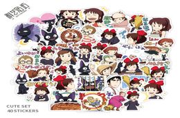 40PCS Mixed Car Stickers Kiki Delivery Service For Skateboard Laptop Fridge Helmet Pad Bicycle Bike Motorcycle PS4 Notebook Guitar5279011