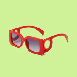 Wholesale designer sunglasses retro small rectangle red frame Polarised uv400 top quality eyewear designer adumbral protect eyes luxury eyeglass with box hg136 C4