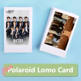 Cards 2021 INTO1 Group Plus Single Person Polaroid Lomo Card Photo Album Printed Photo Postcard Chinese Star Around Collection Gift