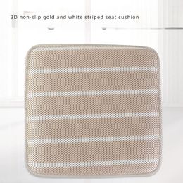 Pillow Household 3D Non-slip Shape Gold And White Strip