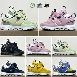 cloud Play Kids Running Shoes Designer on Classics Black Midnight Blue Mustard Yellow Seedling Green Marshmallow Pink Mint Green Babys Outdoor Sneakers eur 23-35