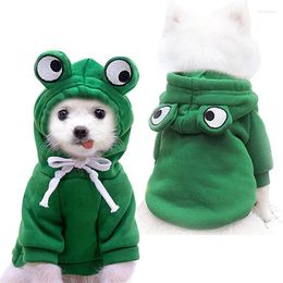 Dog Apparel Autumn And Winter Pet Clothes Puppy Anti-Shedding Warm Sweatshirt