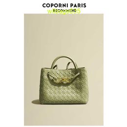 Leather Tote BottegVeneta Andiamo Bags Coporni Premium Woven Handbag Metal Rope Buckle Tote Bag One Shoulder Crossbody Bag Retro Womens Bag N have logo HBDHXS