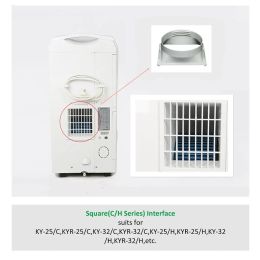 Portable Air Conditioner 15cm Window Seal Air Vent Exhaust Duct Pipe Hose Interface Connector Adaptor For Mobile Air Conditioner