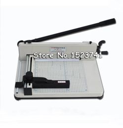 Trimmer 858A4 Heavy Duty 16KG All Metal Steel Ream Guillotine 12Inch A4 SIze Stack Paper Cutter