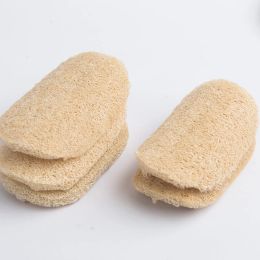 5pcs Natural Luffa Sponge Loofah Dish Washing Cloth Scrub Pad Dish Pot Easy To Clean Antibacterial Kitchen Cleaning Brushes Pad