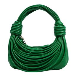 Luxury Women Hobo Bag Summer Mini Crossbody Bags Handbag Fashion Noodle Design Shoulder Bag Purse Lady Dinner Clutch Bag Satchel 240327