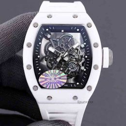 Watch Men's Luxury Designer Watch Wine Barrel Rubber Strap Stainless Steel Automatic Mechanical Watch 2024 Hot Sale Szvw