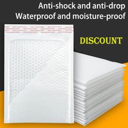 Storage Bags 100 PCS/Lot White Foam Envelope Self Seal Mailers Padded Envelopes With Bubble Mailing Bag Packages