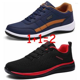 Casual Shoes Leather Men Lac-up Lightweight Comfortable Breathable Walking Sneakers Tenis Masculino Zapatillas Hombre Non-slip