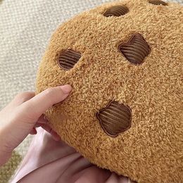 Pillow Cookie Biscuit Creative Lovely Sofa Throw Bu Floor For Couch Chair