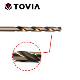 T TOVIA 1.5-5mm HSS Cobalt Drill Set Micro Drill Bit Set For Metal Hardened Steel Mini Drill Set HSS M35 Self Centering