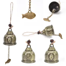 Decorative Figurines Home Decor Bronze Living Room Blessing Good Luck Wind Chime Fortune Car Accessories Zinc Alloy Bell Gifts High Quality