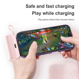 Power Cell Phone Banks for In 1 Mini 10000mah Portable Bank External Battery Plug Play Type C Fast Charger For Iphone 2024 2445