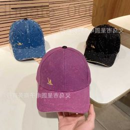 Ball Caps Designer Embroidered Baseball Hat Versatile for Men and Women Duck Tongue Hat Letter Full Print Sun Visor Hat QH4K