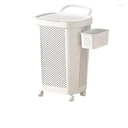 Laundry Bags Plastic Bathroom Baskets Home Large Capacity With Cover Clothing Organiser Basket Removable Baby Washing