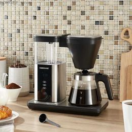 Coffee Makers Coffee machine 1.35 Litre capacity black 9 cups high-temperature drip Y240403