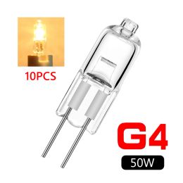 10pcs Led 12V G4 Halogen Bulb Warm White Replace Lights Beads Crystal 12 Volt Halogen Bulb 5W/10W/20W/35W/50W JC Bi-Pin Led lamp